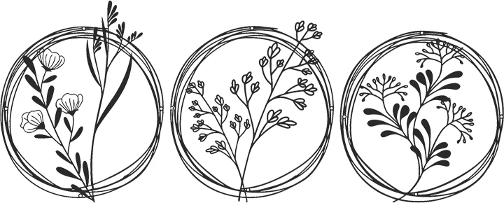 Dekor muri Fremio, set prej 3 copash, metal i zi, D80x1.5cm