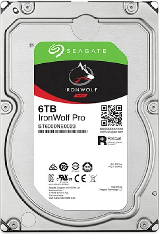 HDD Seagate IronWolf Pro ST6000NT001, 6 TB, 7200 RPM, 256 MB, 3.5"