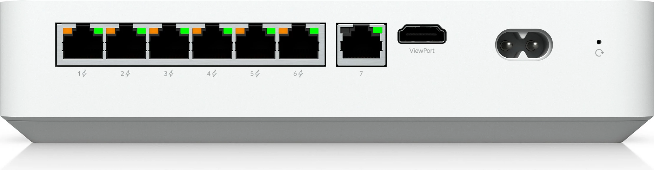 NVR Ubiquiti UniFi Protect UNVR-Instant, 1x 3.5" HDD, 6x PoE, HDMI, 4K, i bardhë