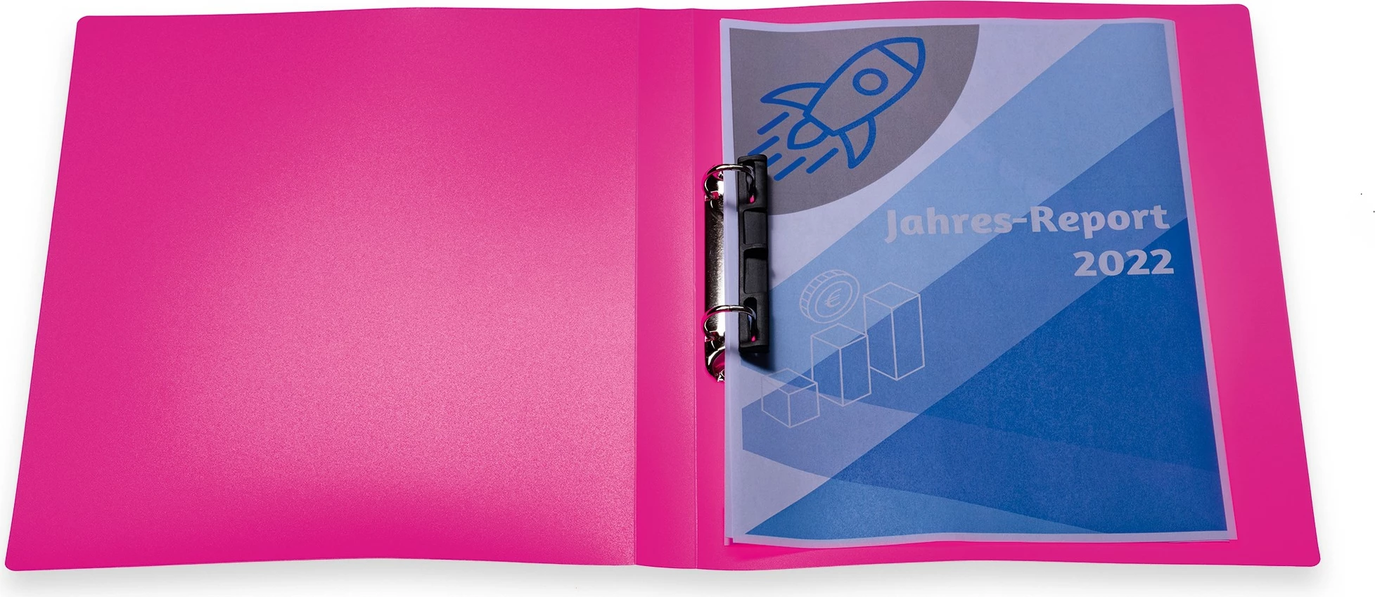 Ringbuch HERMA A4 PP neon rozë