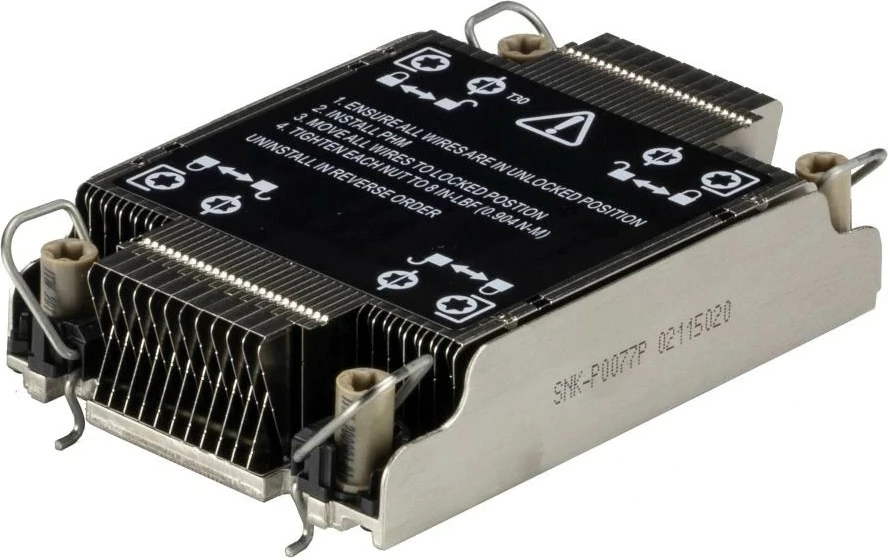 Heatsink/Radiator Supermicro SNK-P0077P, Çelik i zi, për LGA4189