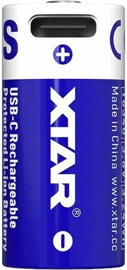 Bateri e rikarikueshme XTAR 16340-900 Li-Ion 3.7V USB-C