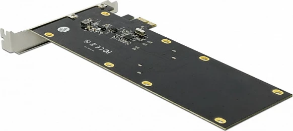 Kartelë zgjerimi PCIe DeLOCK 90348, 2x SATA 6 Gbit/s, PCIe 2.0, e brendshme, e zezë