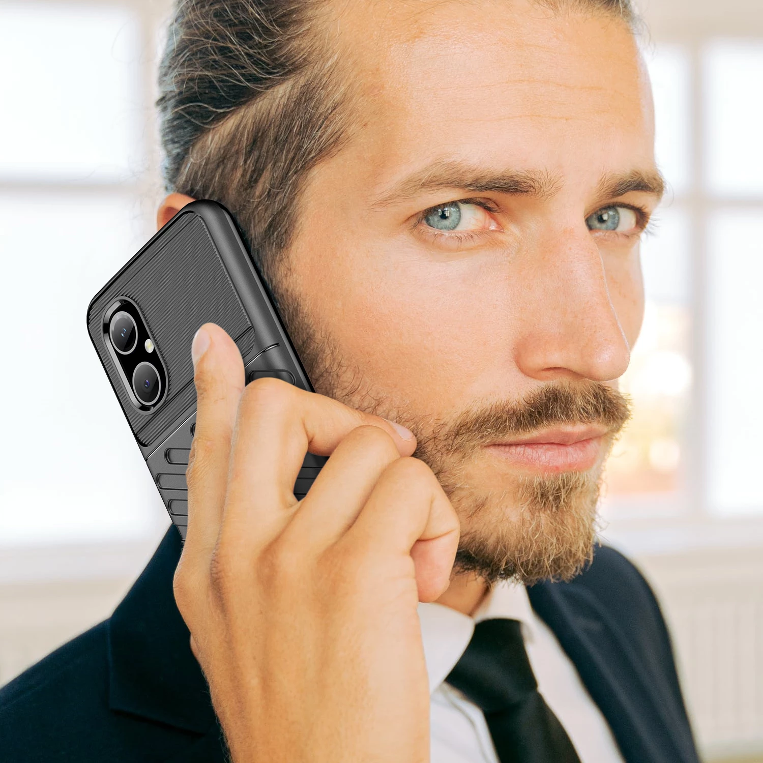 Mbështjellës Hurtel Thunder Case për Xiaomi Poco M4 5G, TPU, i zi