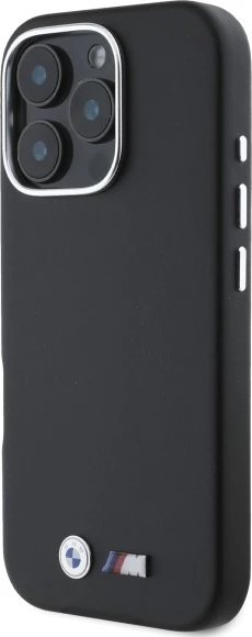 Mbështjellës BMW M Smooth Full Wrapped Metal MagSafe për iPhone 16 Pro Max, Zi