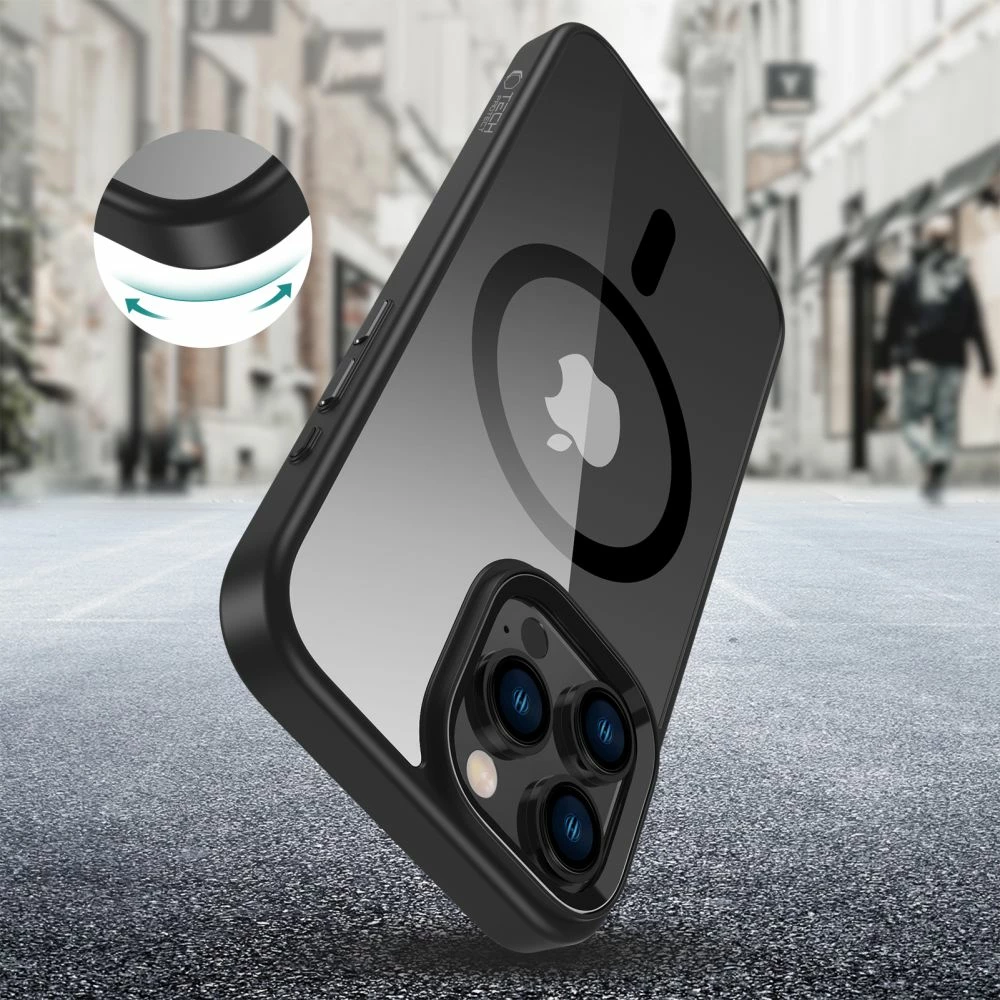 Mbështjellës Tech-Protect MagMat MagSafe për iPhone 16 Pro Max, Transparent