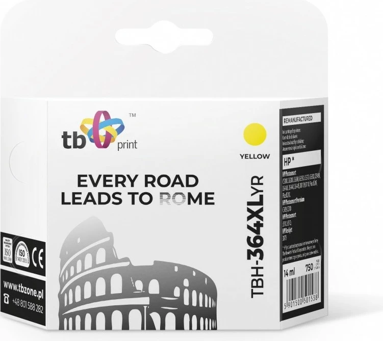 Toner TB Print TBH-364XLYR për HP, e verdhë