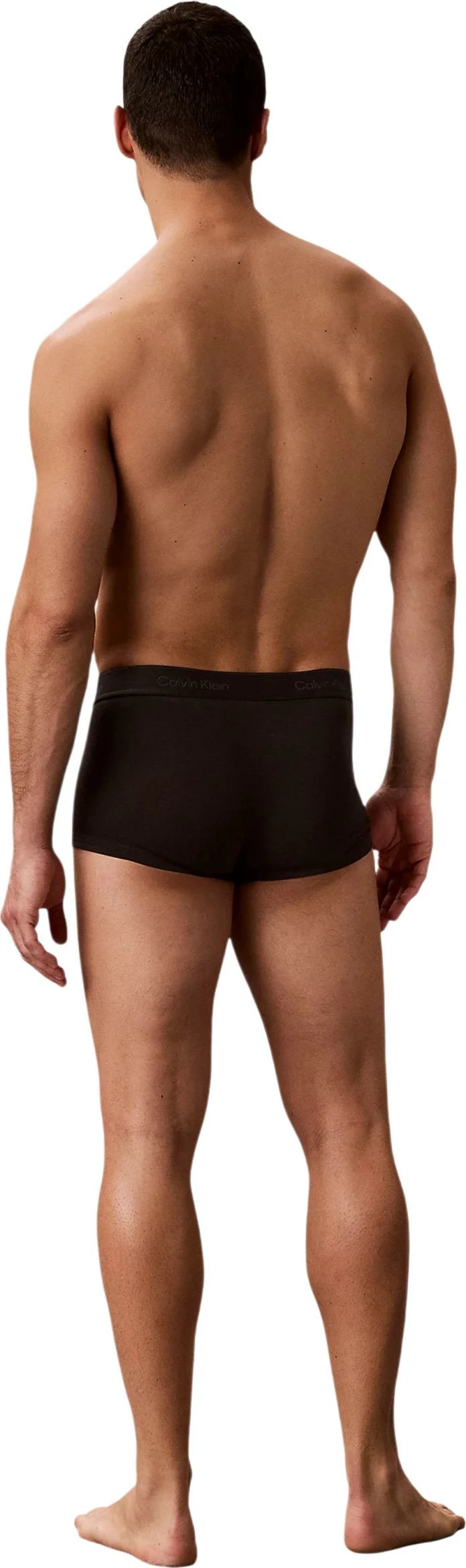 Të brendshme trunk low-rise për meshkuj Calvin Klein Underwear LV00NB4389, zezë-vjollcë [Madhësia: XS]