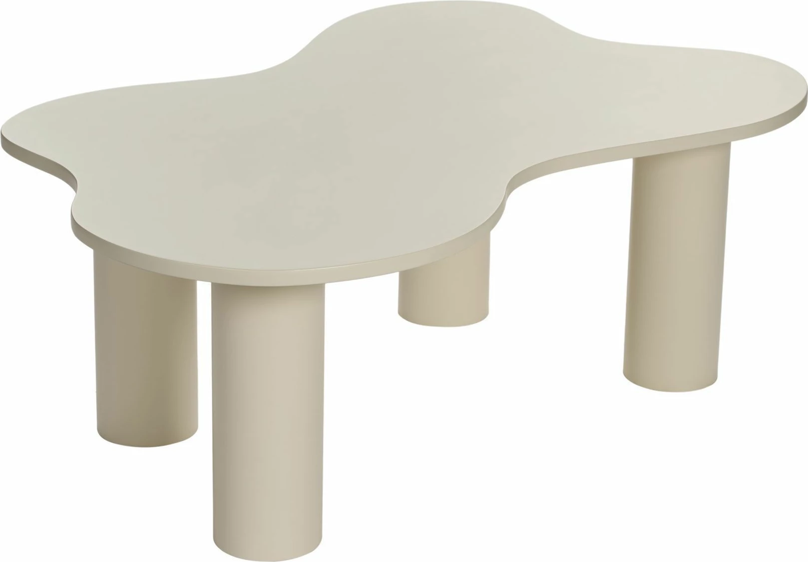 Set tavoline për kafe Skye Decor, Bloom, krem