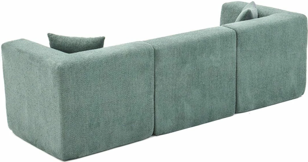 Divan treshe, Atelier del Sofa, i gjelbër, 3 pjesë