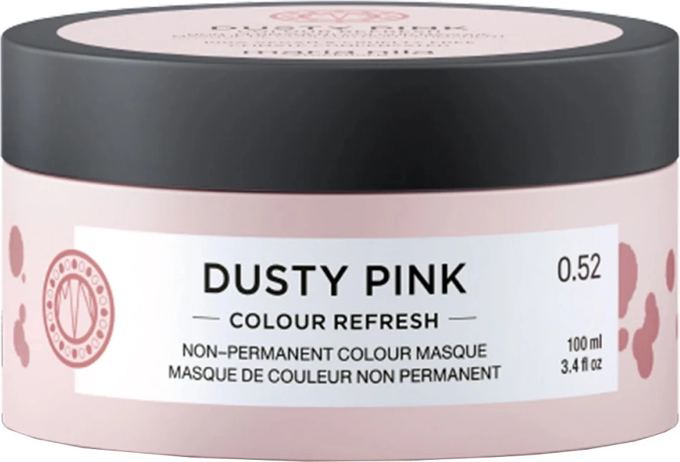 Maskë ngjyruese për flokë Maria Nila Colour Refresh Mask 0.52 Dusty Pink për femra 100ml