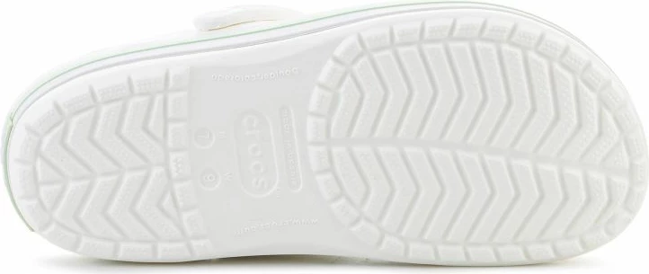 Këpucë Crocs Crocband 11016-1YL, të bardha/jeshile