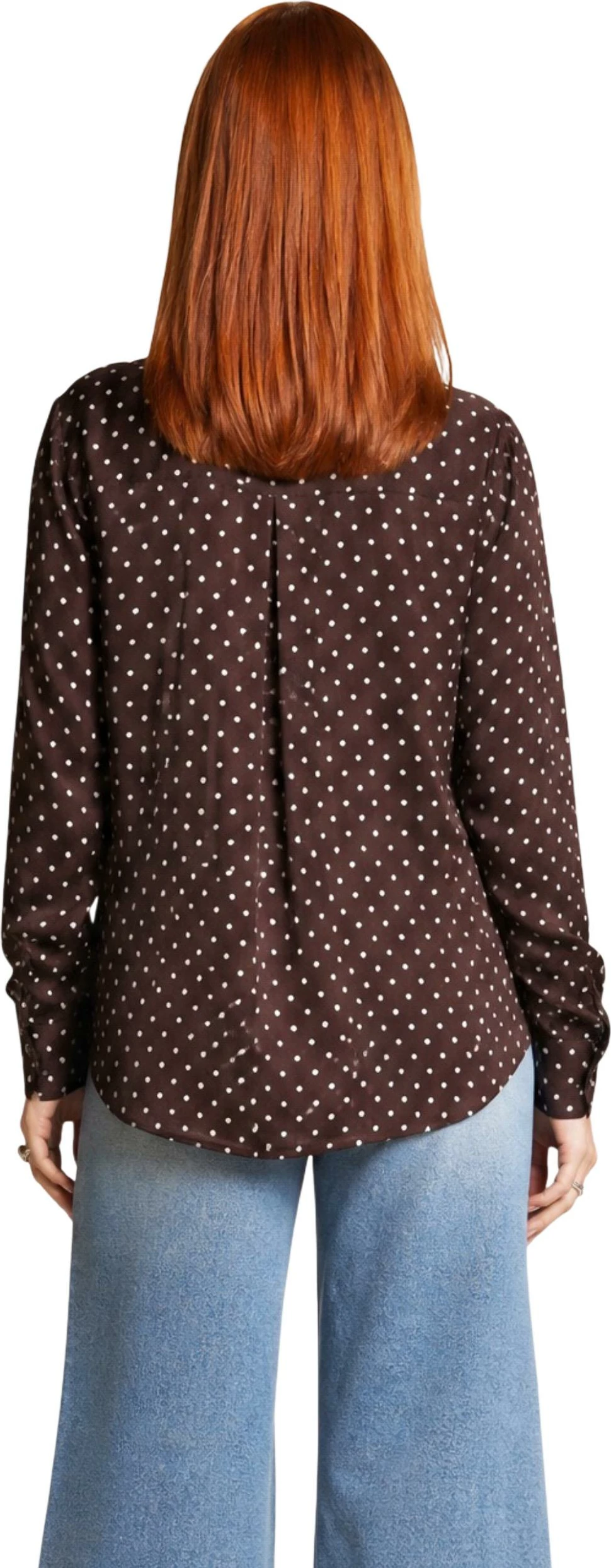 Këmishë për femra Guess NEW LS CLOUIS W6YH68 W3212, kafe [Madhësia: XL]