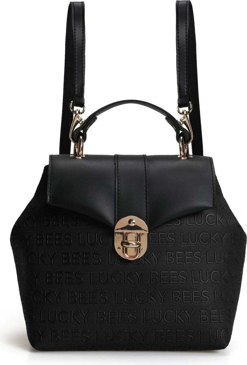 Çantë shpine Lucky Bees, e zezë, 1214