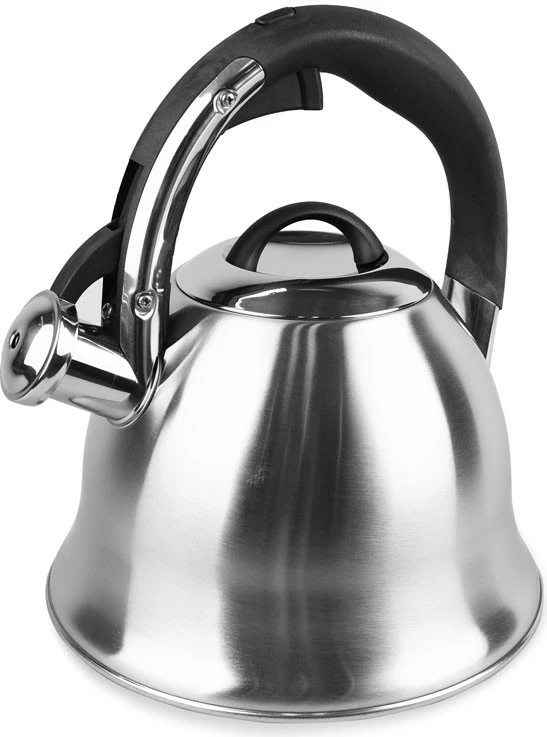 Çajnik klasik Feel-Maestro MR-1320-S, 2.2L, i zi/argjendtë, për të gjitha llojet e sobave