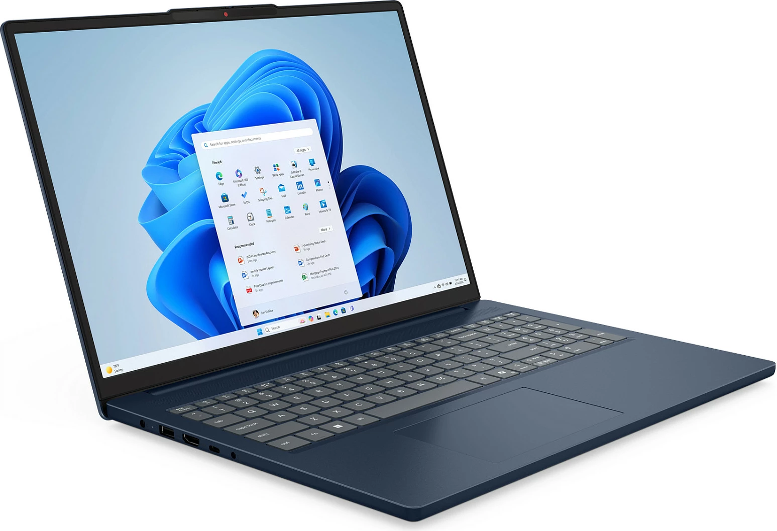 Laptop Lenovo IdeaPad 3 Slim, i5-13420H, 16GB RAM, 1TB SSD, 16 inç WUXGA, FreeDOS, Cosmic Blue