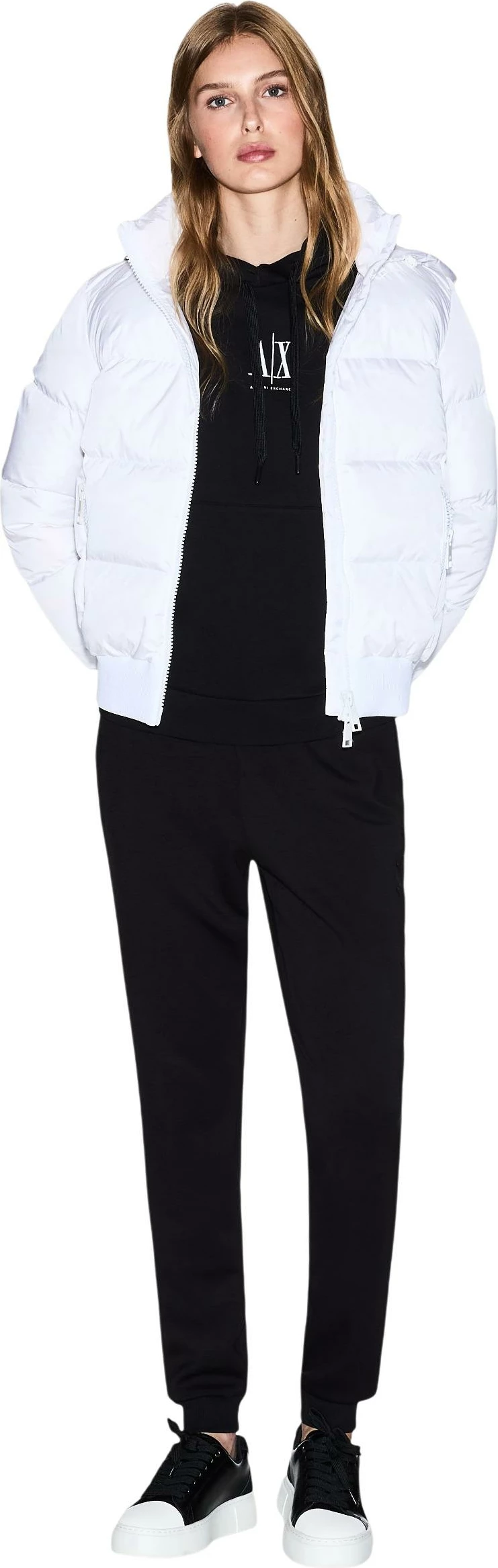 Jakne për femra Armani Exchange XW000228 AF12286, e bardhë [Madhësia: M]