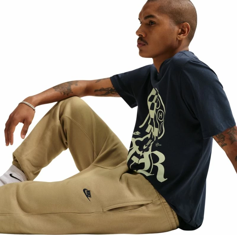 Pantallona sportive Nike Club BB Jogger meshkuj FN3787 298, bezhë [Madhësia: S]