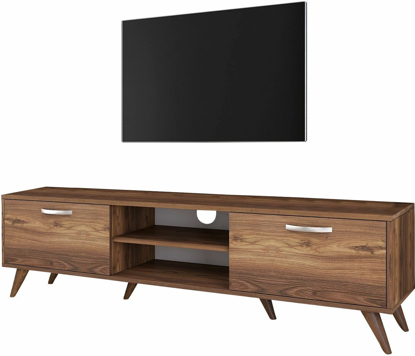 Komodë TV Hanah Home, A9 - 221, ngjyrë arre, 180x48.6x35cm