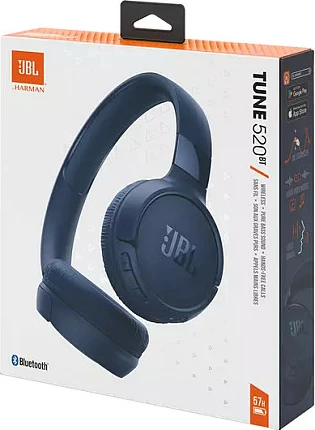 Kufje JBL Tune 520BT, Bluetooth, on-ear, blu