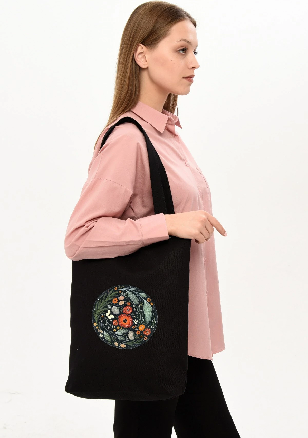 Çantë tote Zoozie Bags, e zezë, 1467