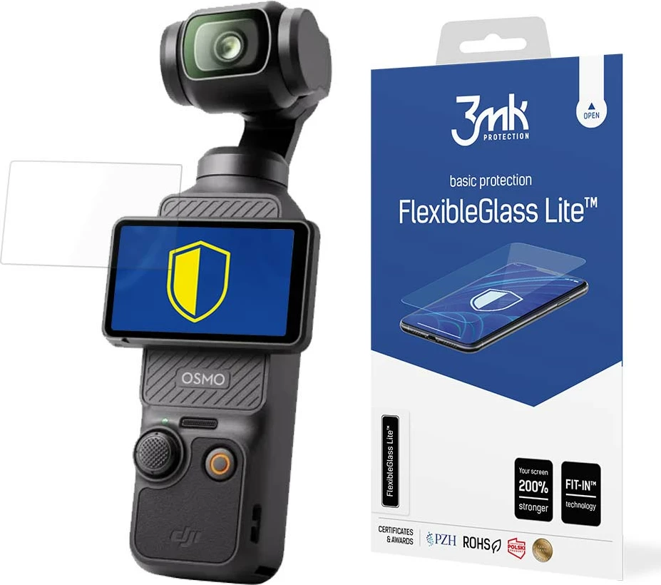 Xham hibrid mbrojtës 3mk FlexibleGlass Lite për DJI Osmo Pocket 3