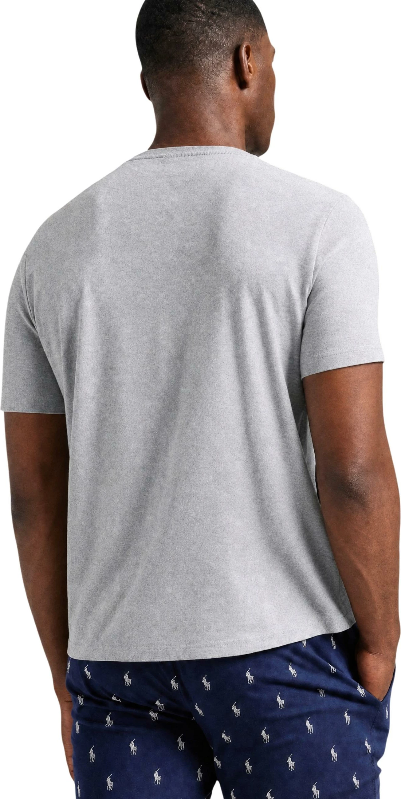 Maicë për meshkuj Ralph Lauren S/S Crew Sleep Top, gri [Madhësia: XXL]