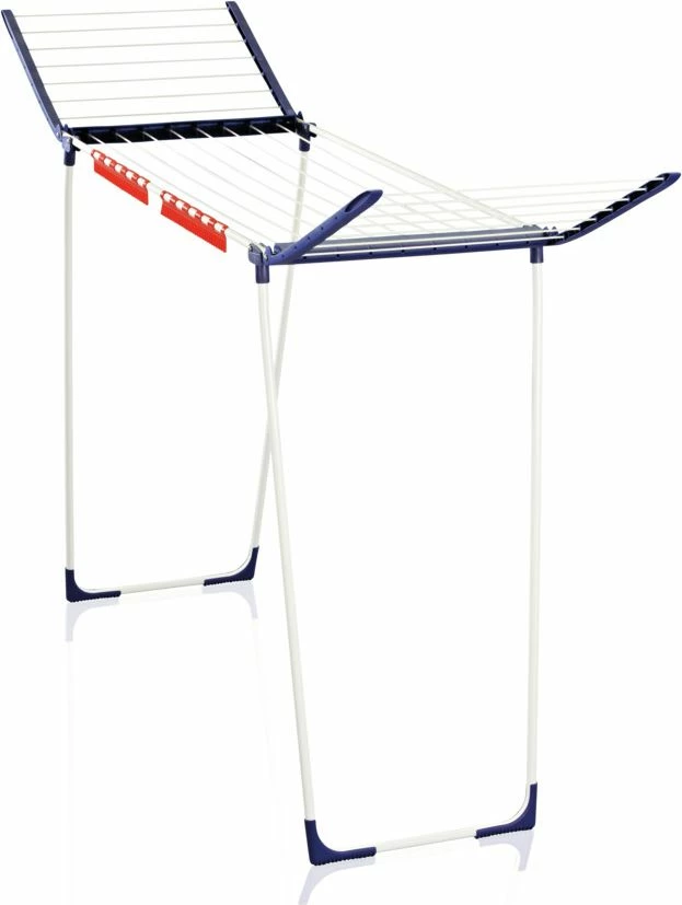 Tharëse rrobash Leifheit Pegasus 180 Solid MAXX 18 m, 15 kg, me 2 grepëza, bardhë/kaltër