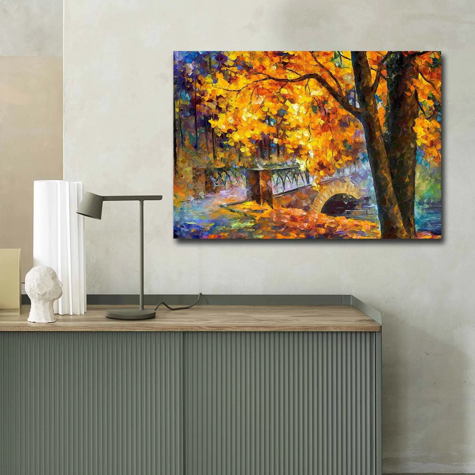 Pikturë dekorative në kanavacë, shumëngjyrëshe, 70x100cm, Wallity 70100FAMOUSART-013