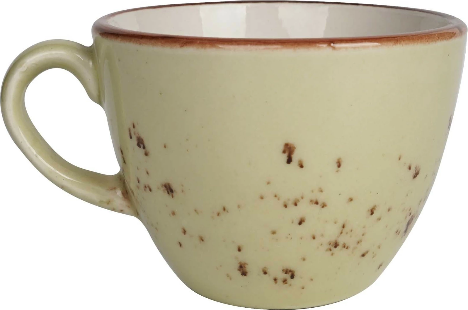 Filxhan për cappuccino Fine Dine 285ml, jeshil ulli, set 6 copë