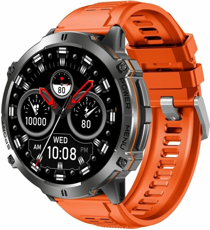 Smartwatch Gravity GT42-5, rrip i zi + byzylyk