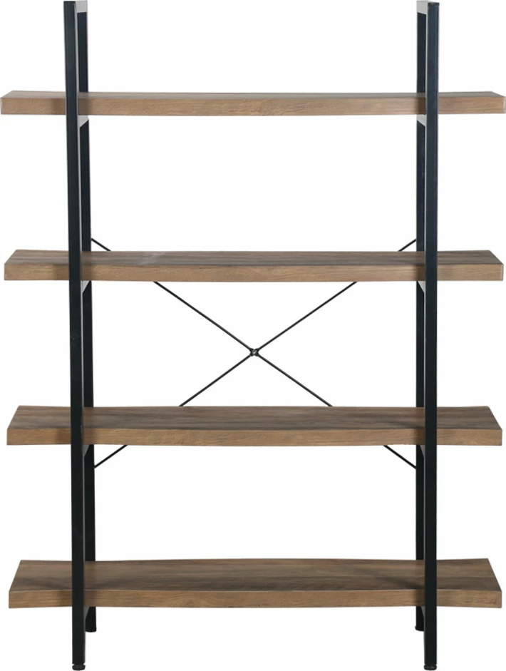 Raft librash Brick-Urban, ngjyrë arre e zezë, 105x32x140