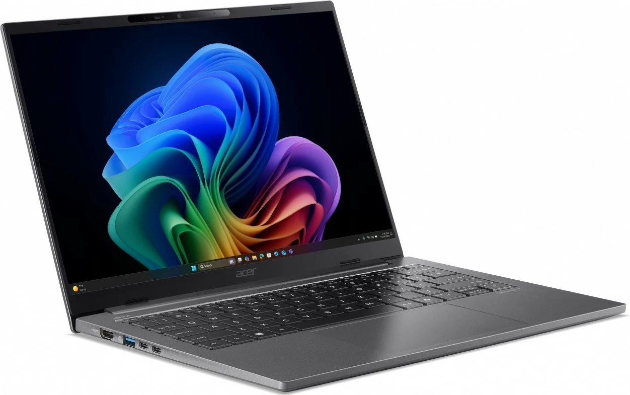 Laptop Acer TravelMate X4 14 AI TMX414-51-TCO, Core Ultra 5 226V, 16GB/512GB, Windows 11 Pro, gri