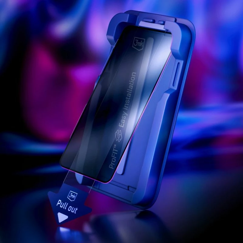 Mbrojtës ekrani privacy 3mk HardGlass Max për iPhone 15/16