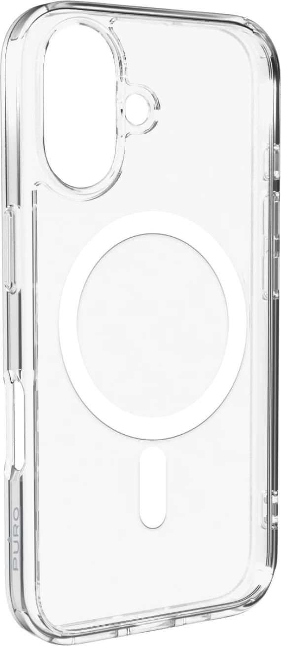 Mbështjellës Puro Lite Mag MagSafe për iPhone 16, Silikon, Transparent