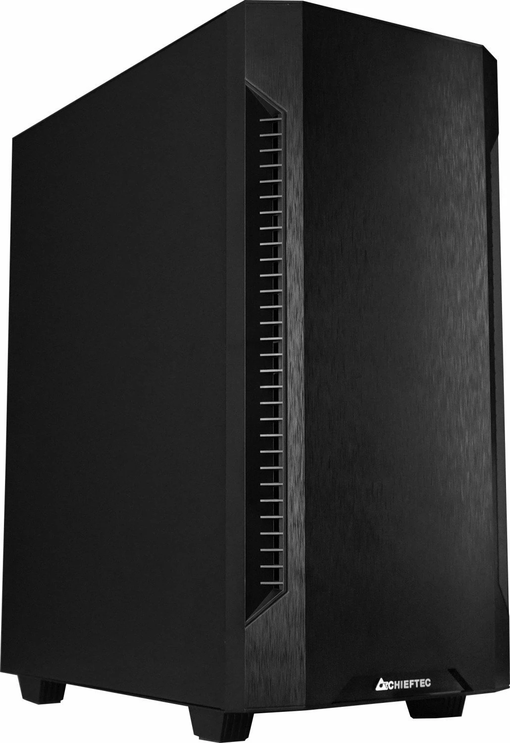 Kasë Chieftec Elox AS-01B-OP Midi Tower ATX/Micro-ATX/Mini-ITX, pa furnizues rryme, e zezë