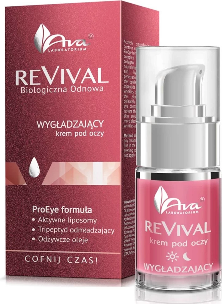 Krem për rreth syve për femra Ava Laboratorium ReVival Smoothing Eye Cream 15ml