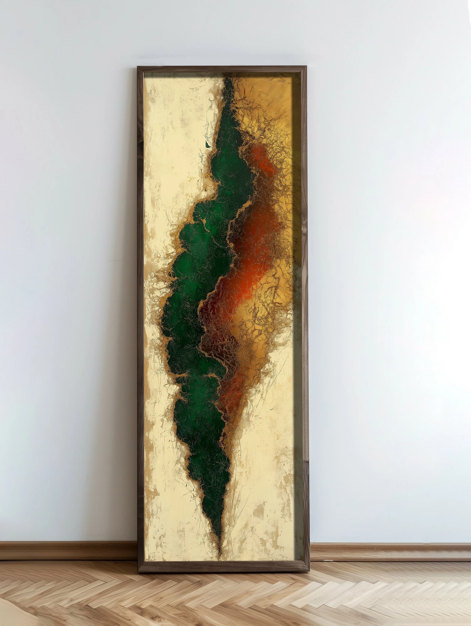 Pikturë dekorative me kornizë MDF, Wallity, EMR101, shumëngjyrëshe, 40x120x3.5cm