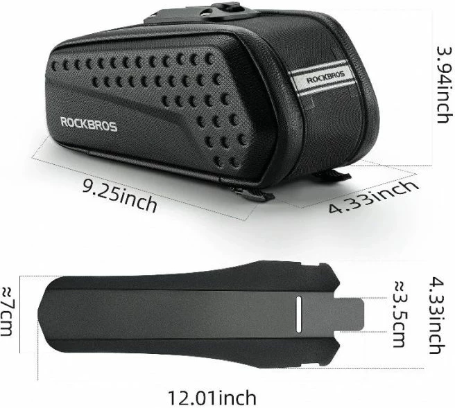 Çantë bishti biçiklete Rockbros, e zezë