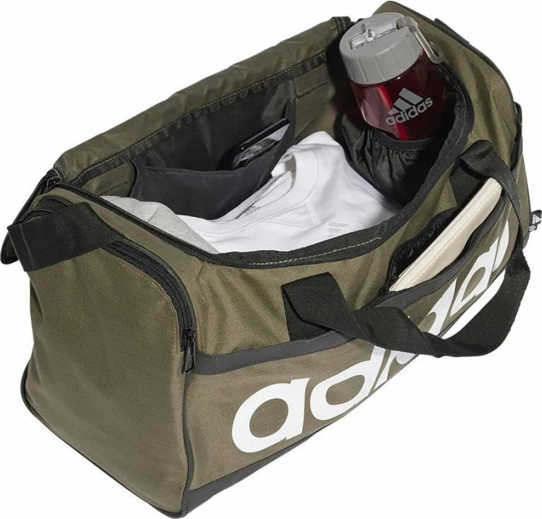 Çantë adidas Linear Duffel S HR5354 për Meshkuj dhe Femra, e gjelbër