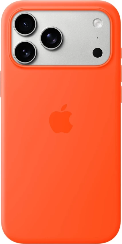 Apple iPhone 17 Pro Max Silicone Case with MagSafe Orange