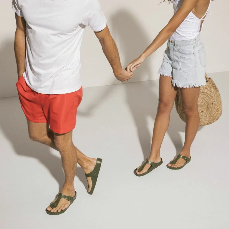 Flip-flop unisex Birkenstock, të gjelbra [Madhësia: 46]