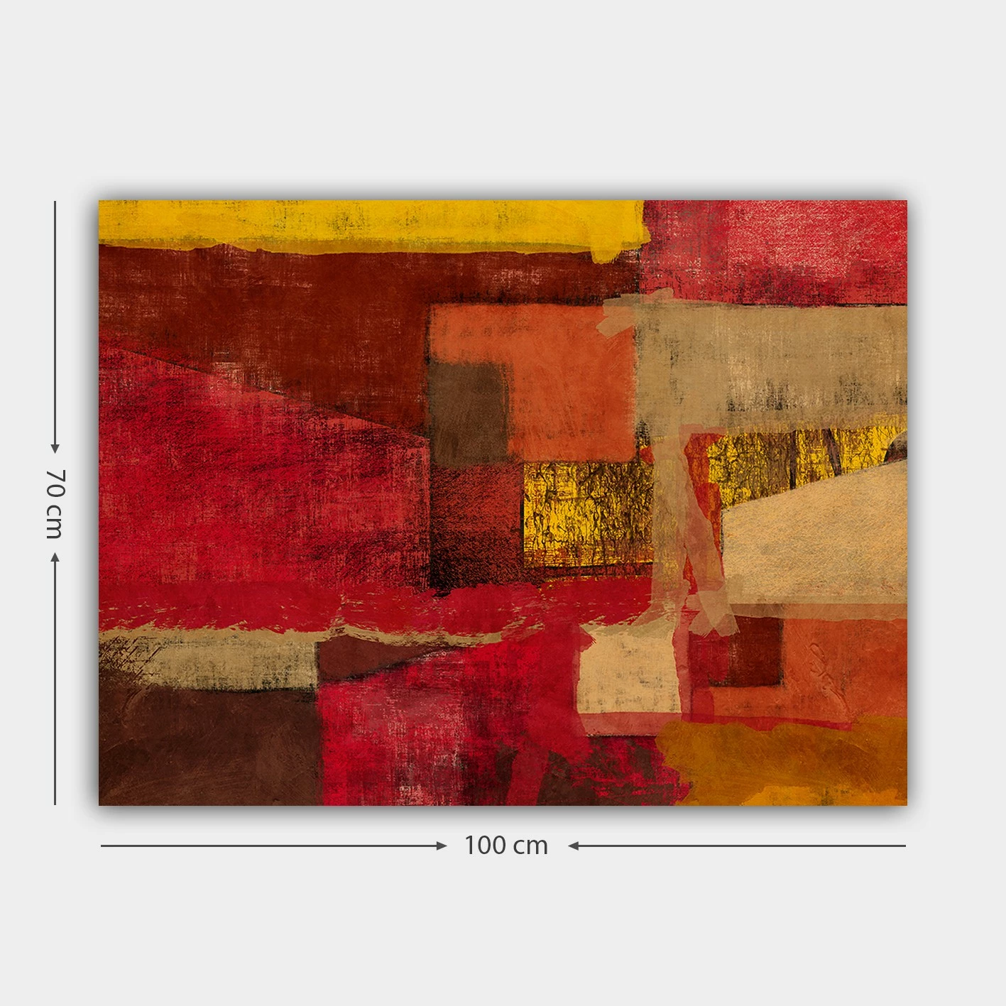 Pikturë dekorative në kanavacë, shumëngjyrëshe, Wallity, 70x100cm