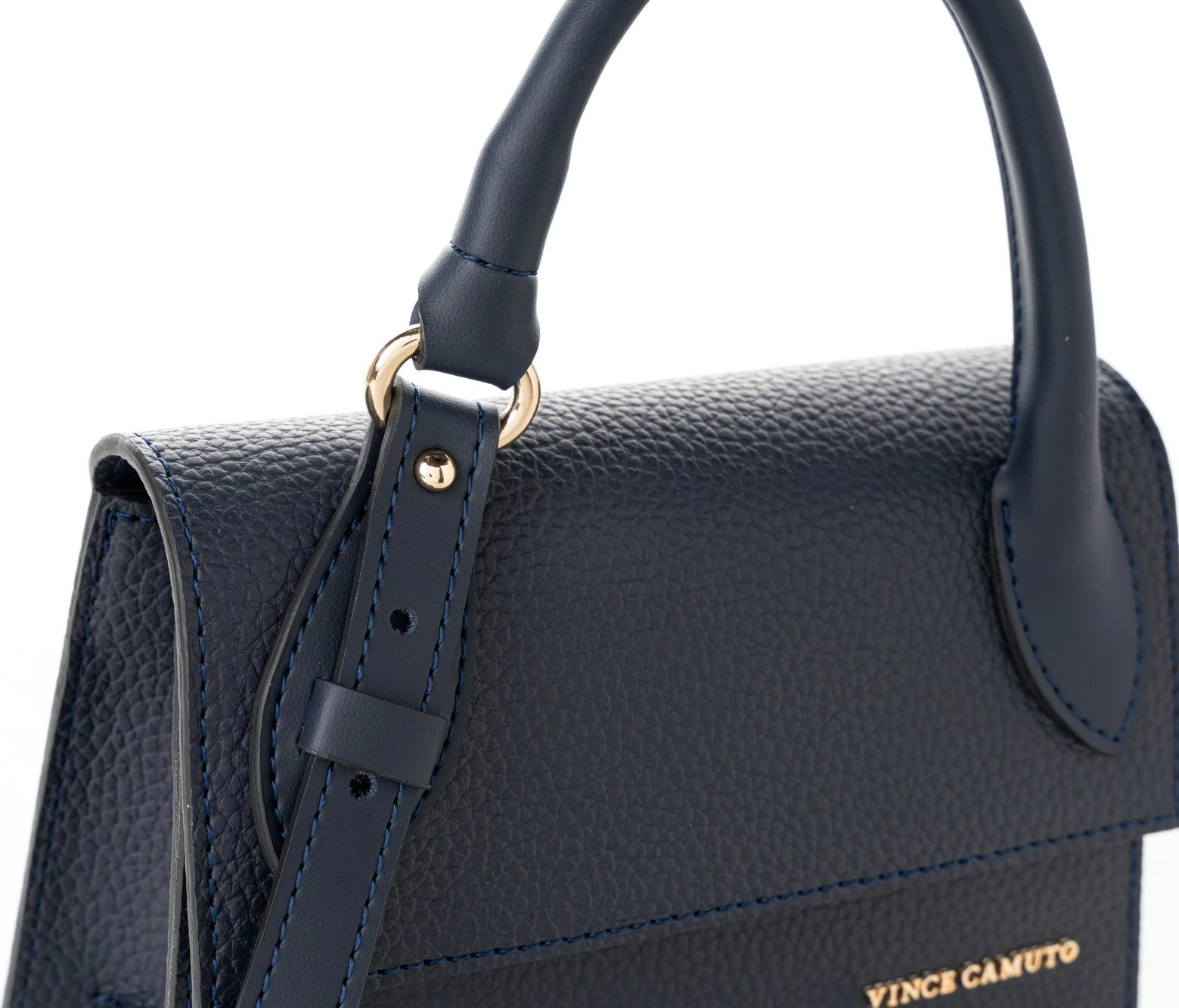 Çantë dore Vince Camuto, ngjyrë kaltër e errët, Parma