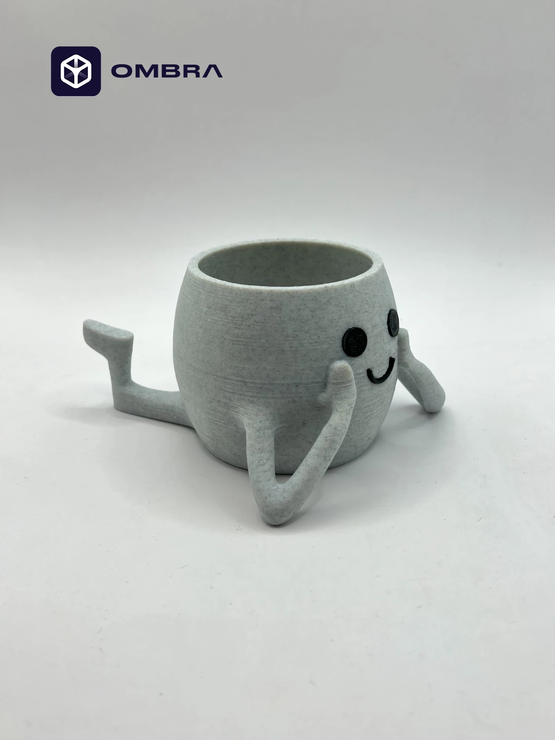 Vazo dekorative (Relaxing Pot): ngjyre mermeri