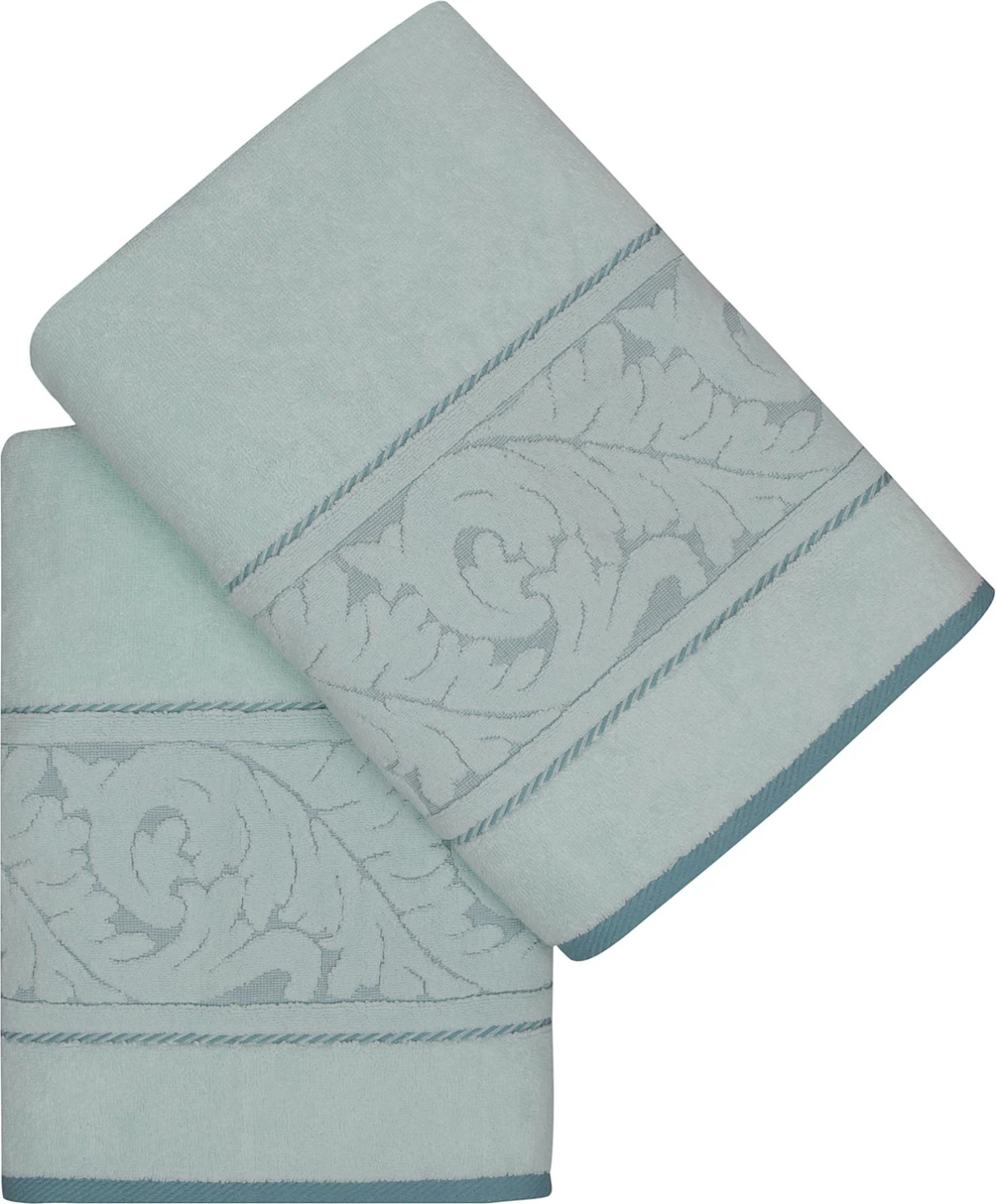 Set peshqirësh banje (2 copë), Mijölnir, Sultan, ngjyrë mente