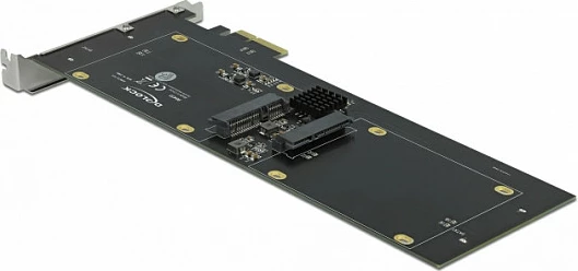 Kartelë kontrollori SATA PCIe DeLOCK, PCIe 2.0 x2, 4x SATA 6Gb/s, RAID/HyperDuo, e zezë