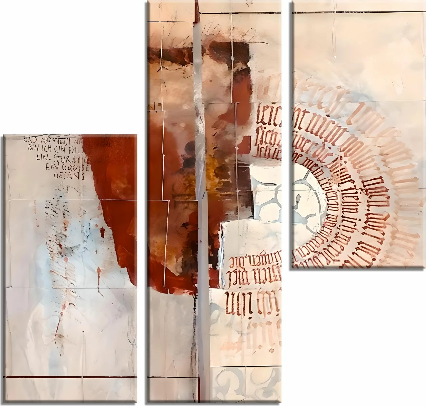 Pikturë dekorative në kanavacë, 3 pjesë, Wallity, MXA07