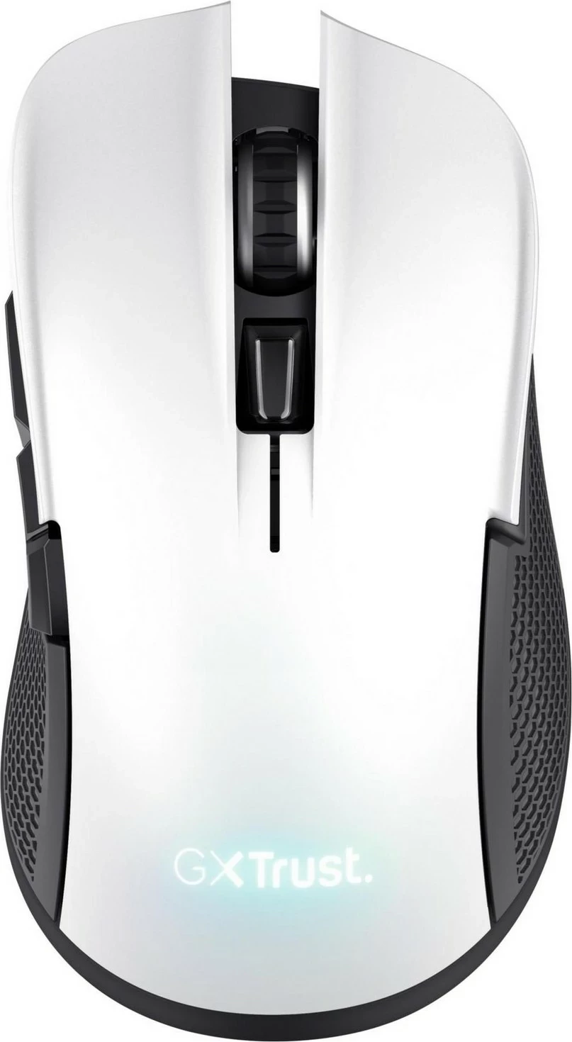 Maus wireless Trust GXT 923 Ybar, 7200 DPI, 6 taste, e bardhë