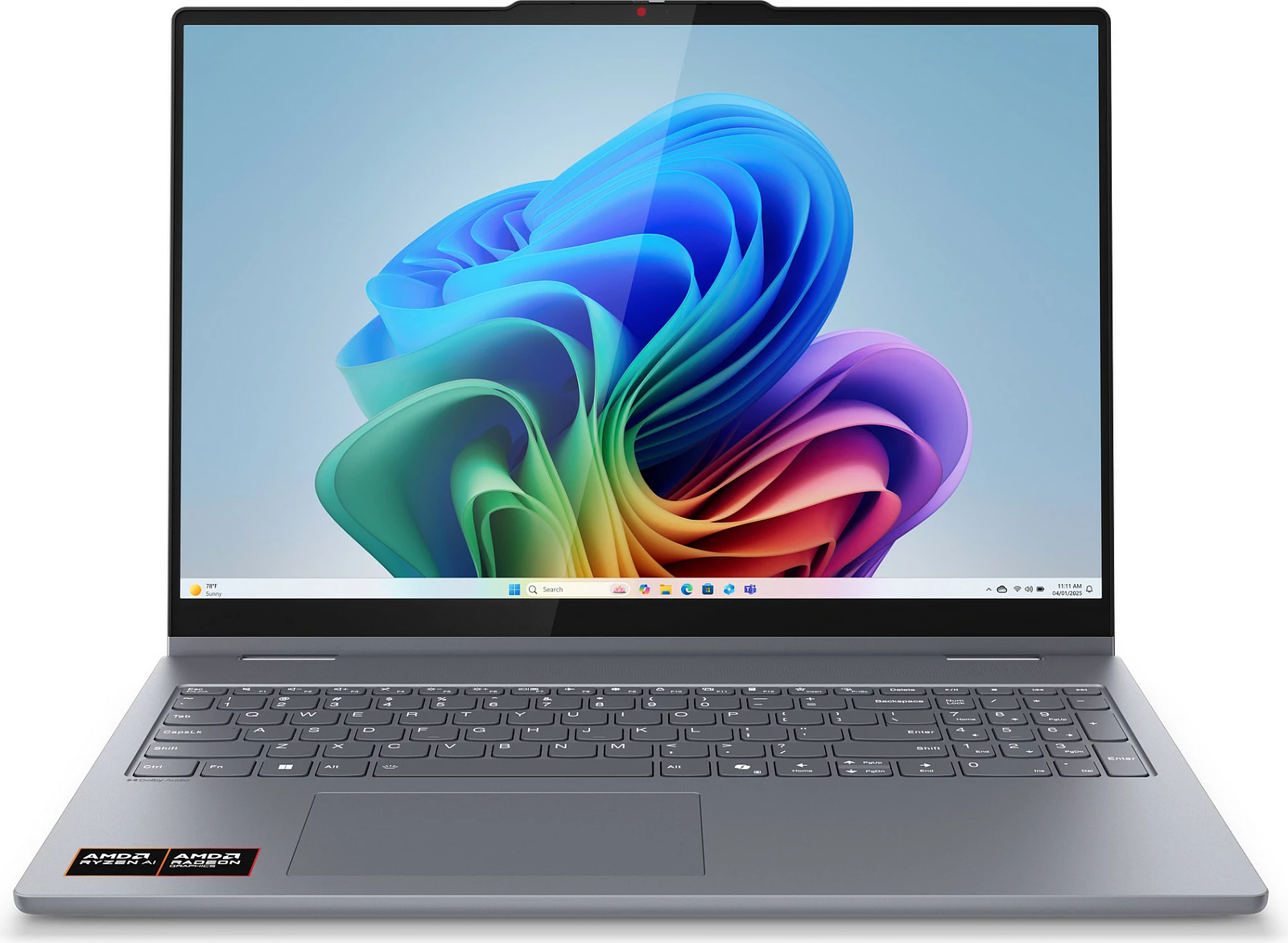 Laptop 2-në-1 Lenovo IdeaPad 5 16AKP10, AMD Ryzen AI 5, 16GB RAM Memorje, 1TB SSD, 16" Touch, Luna Grey
